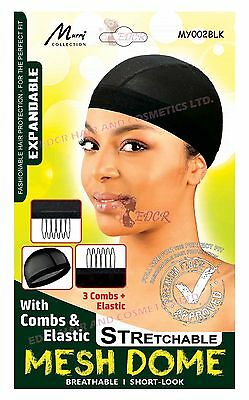 Mesh Dome Cap with 3 combs & elastic band