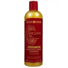 Crème of nature argan oil From Morocco sulfate Free moisture shine & shampoo